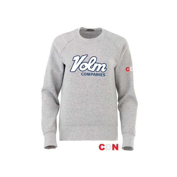 Volm Ladies Office Fleece Crew Sweatershirt - Canada - Image 2