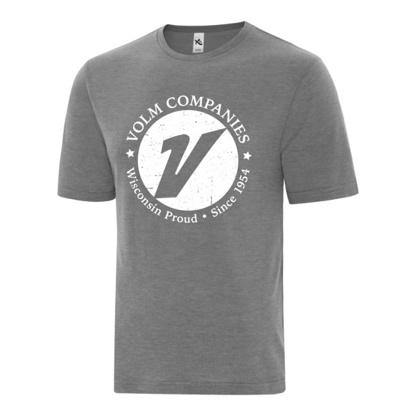 Volm Mens Casual Ring Spun T-Shirt - Image 4