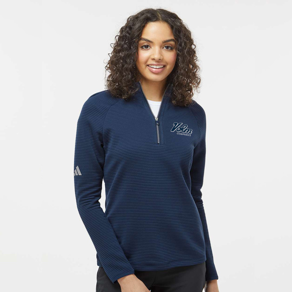 Ladies Adidas Spacer Quarter Zip - Image 4