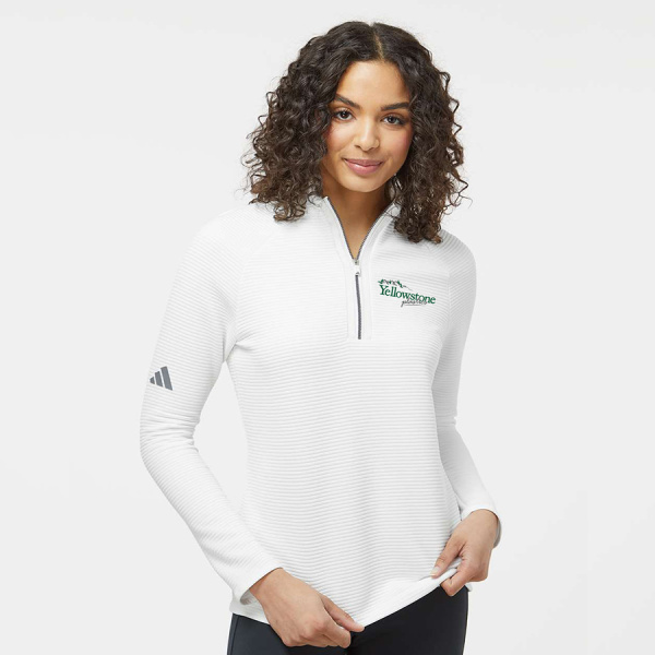 Ladies Adidas Spacer Quarter Zip - Image 9