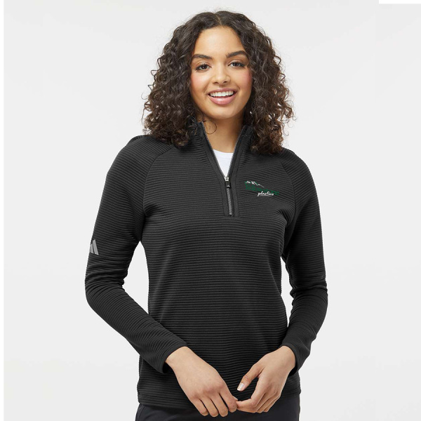 Ladies Adidas Spacer Quarter Zip - Image 6