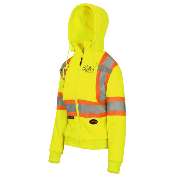 Ladies Hi-Visibility Hoody