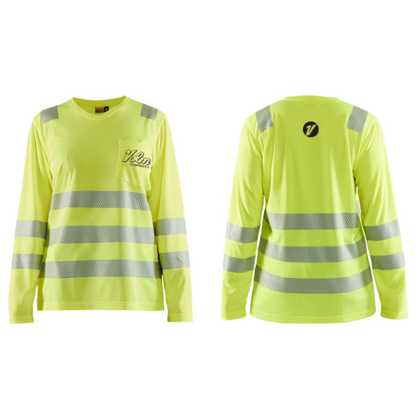 Ladies Hi-Visibility Long sleeve Shirt ver. 2