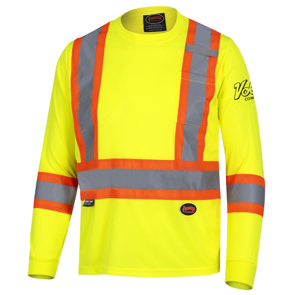 Adult Performance Safety Long Sleeve Tee